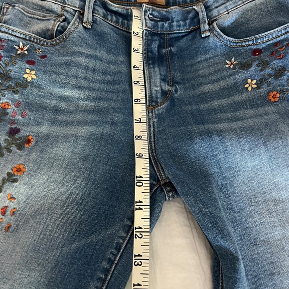 Driftwood Embroidered Jeans, Audrey Classic Fit Size 30 - Picture 13 of 13